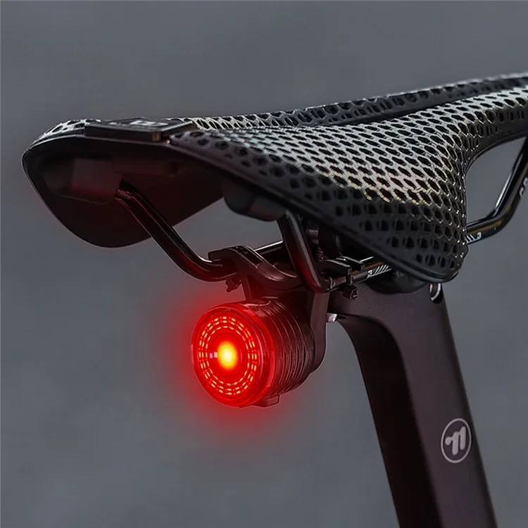 WEST BIKING YP0701449 Bike Cycling Tail Light 4 Modes Bicycle Smart Sensing Warning Lamp