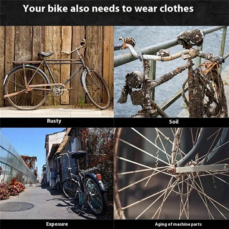 Bicycle Dust Cover Polyester + Spandex Mountain Road Bike Sunproof Protective Cover