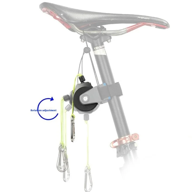 08DA0010 1 Juego de cuerda de remolque para bicicleta de niño, cuerda de tracción para remolque de bicicleta