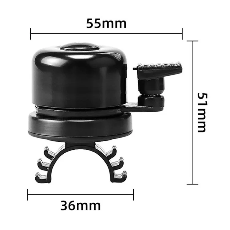 103220 For AirTag Anti-Theft Locator Holder Bicycle Bell Aluminum Alloy Mountain Road Bike Bell