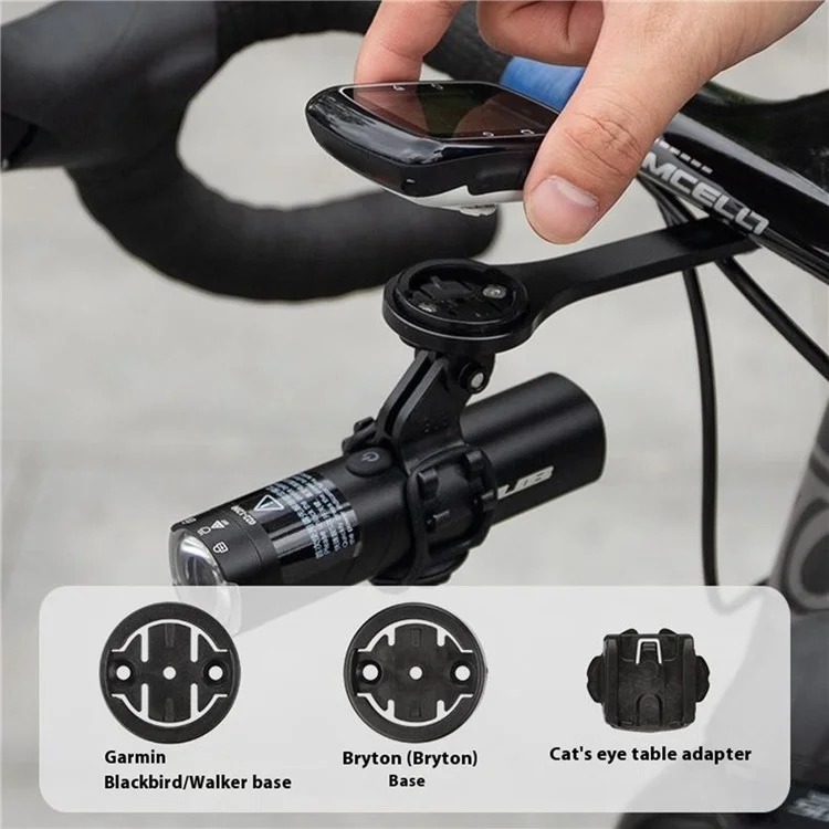 GUB 653 Extension Bracket for Garmin / Cateye / Bryton Aluminum Alloy Bike Computer Handlebar Mount Holder