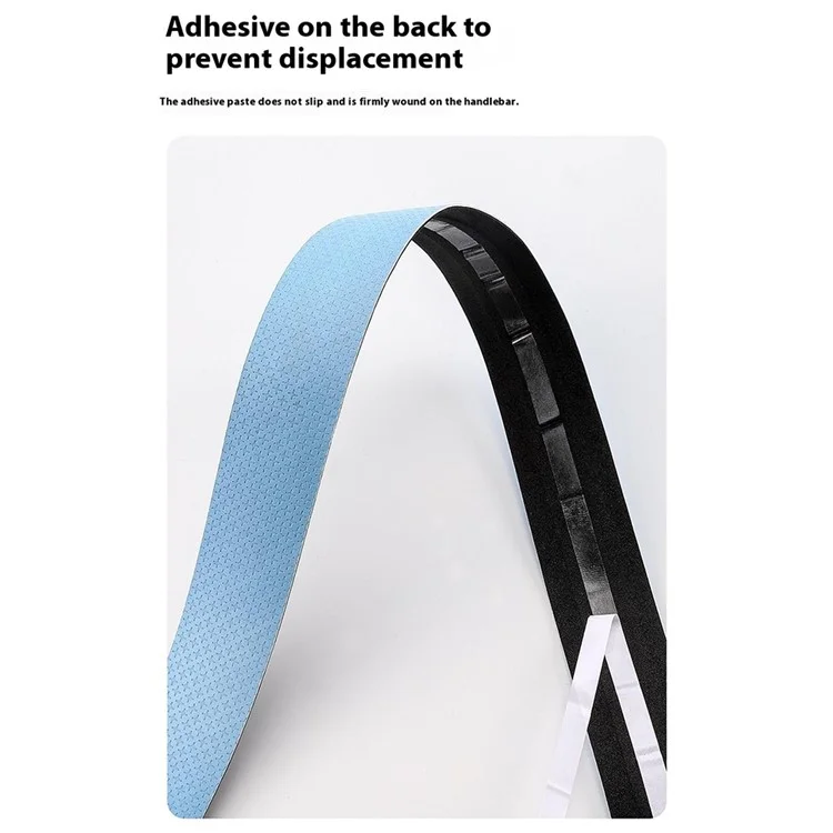 WEST BIKING YP0804082 1 Pair Road Bike Handlebar Tape Wear-Resistant Anti-Slip PU Wrapping Strap - Gradient Yellow