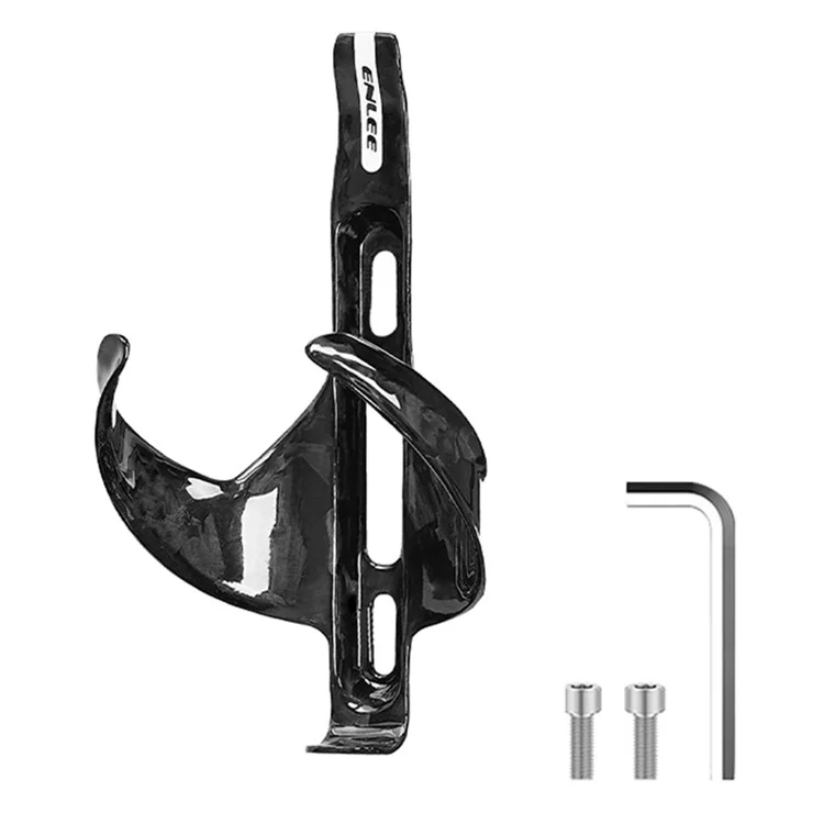 ENLEE E22143 Portabidones Ultraligero de Fibra de Carbono para Bicicleta, Soporte Ligero para Botella de Agua - Estilo A
