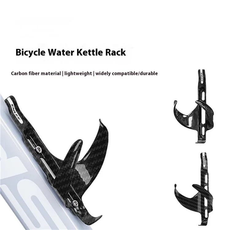 ENLEE E22143 Portabidones Ultraligero de Fibra de Carbono para Bicicleta, Soporte Ligero para Botella de Agua - Estilo A