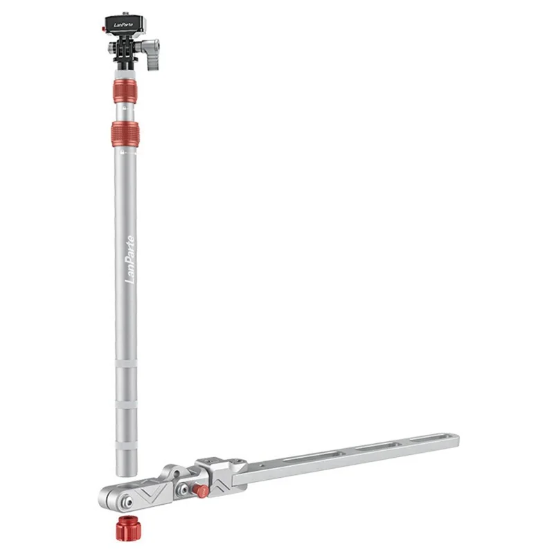 LANPARTE MF-02 Motorcycle Aluminum Alloy Extendable Flag Pole Action Camera Support Stick