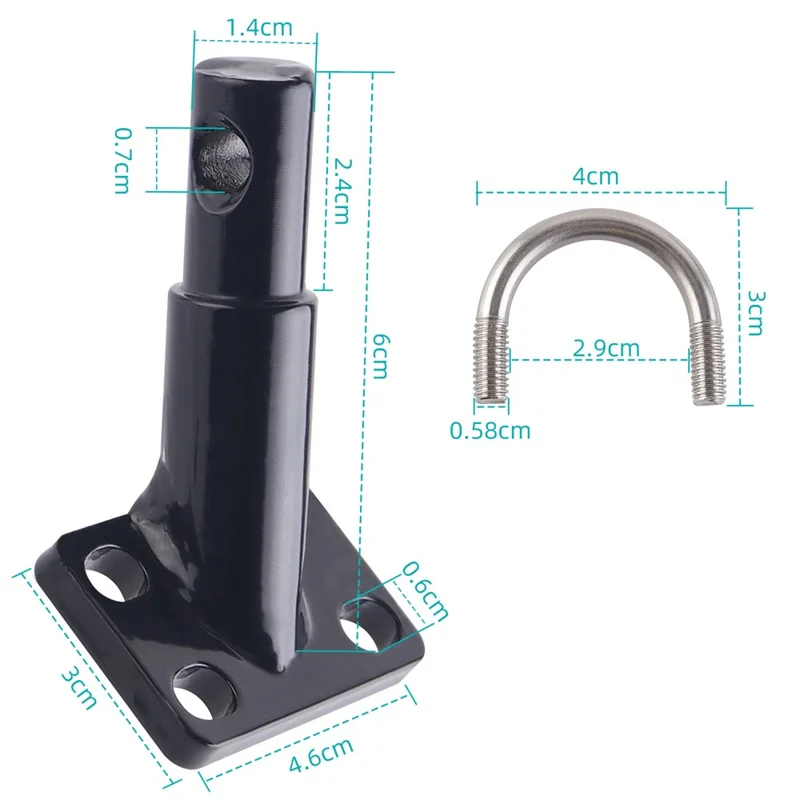103381 Metal Bike Trailer Coupler Hitch Attachment Baby Stroller Link Portable Cycling Connector Part