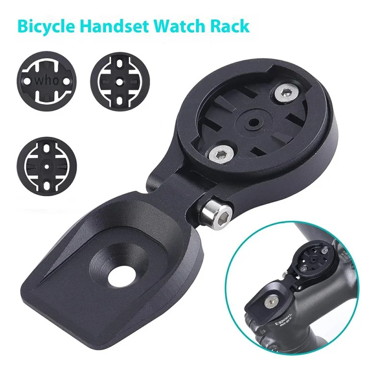Bicycle Stem Speedometer Mount Mountain Bike GPS Navigation Adjustable Angle Computer Holder