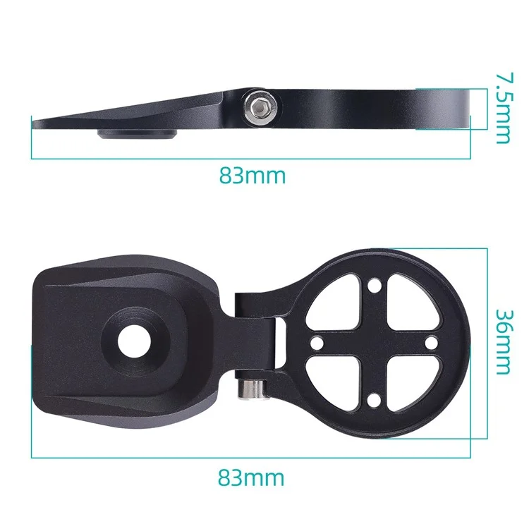 Bicycle Stem Speedometer Mount Mountain Bike GPS Navigation Adjustable Angle Computer Holder