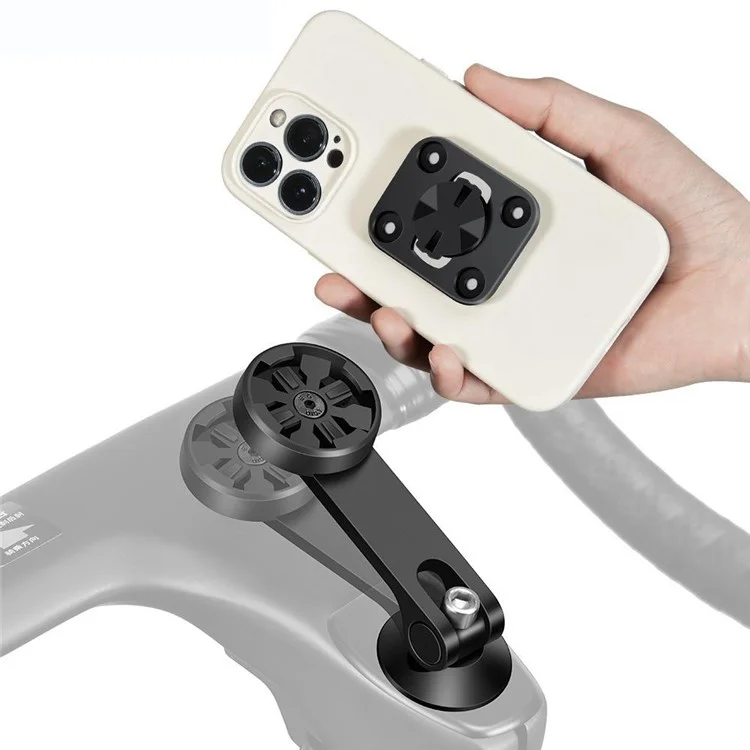 BIKF-HOL323 Bike Phone Mount Aluminum Alloy Stem Cap Holder Anti Shake Navigation Bracket Cycling Equipment
