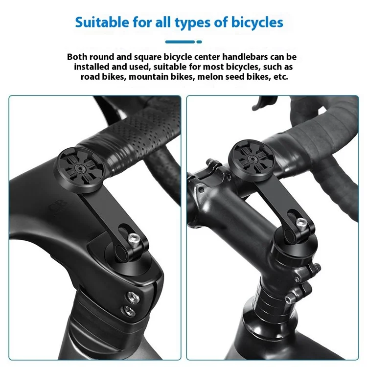 BIKF-HOL323 Bike Phone Mount Aluminum Alloy Stem Cap Holder Anti Shake Navigation Bracket Cycling Equipment