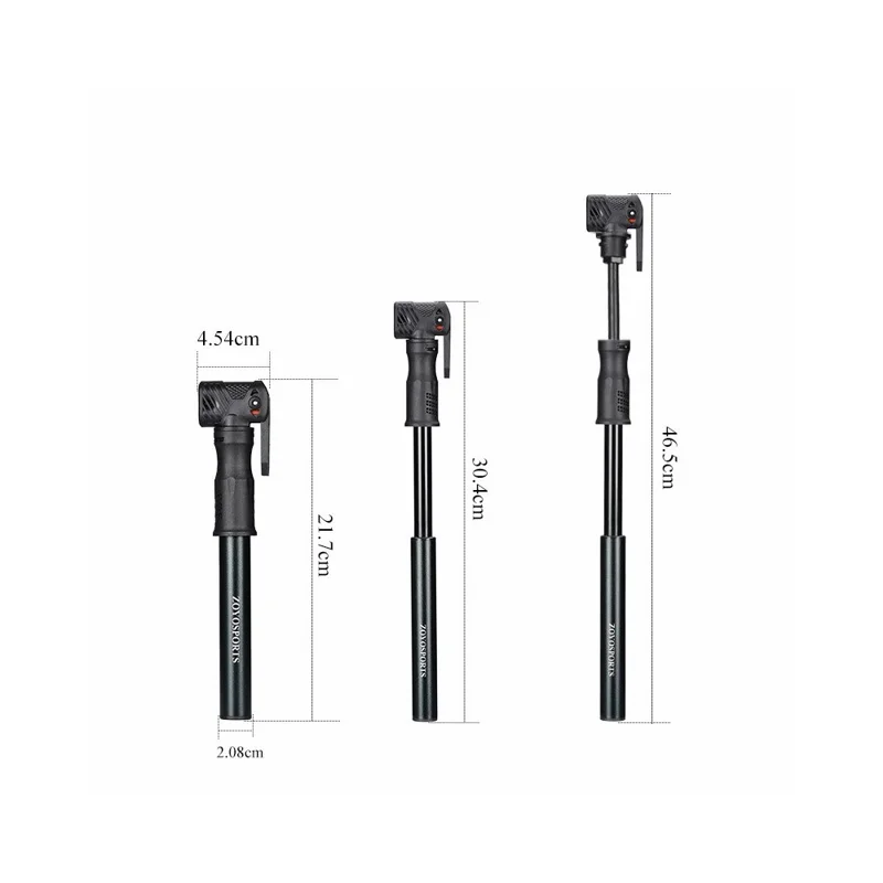 ZOYOSPORTS ZY-2123 Bomba de Aire Portátil para Bicicletas 100PSI Inflador Mini para Bicicletas de Montaña, Balones de Baloncesto y Fútbol