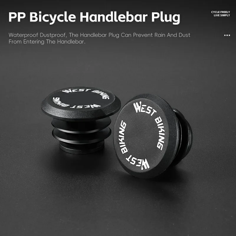 WEST BIKING YP0804085 Un Par de Puños de Manillar para Bicicleta de Montaña Impresos en 3D, Antideslizantes y Amortiguadores
