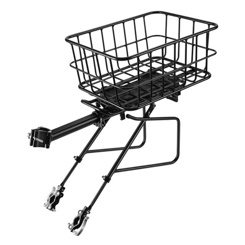 WEST BIKING YP0712043 Porte-bagages arrière en alliage d'aluminium pour vélo VTT 26-29 pouces, panier détachable pour transport