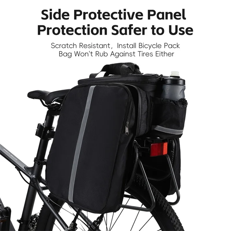 WEST BIKING YP0712043 Porte-bagages arrière en alliage d'aluminium pour vélo VTT 26-29 pouces, panier détachable pour transport