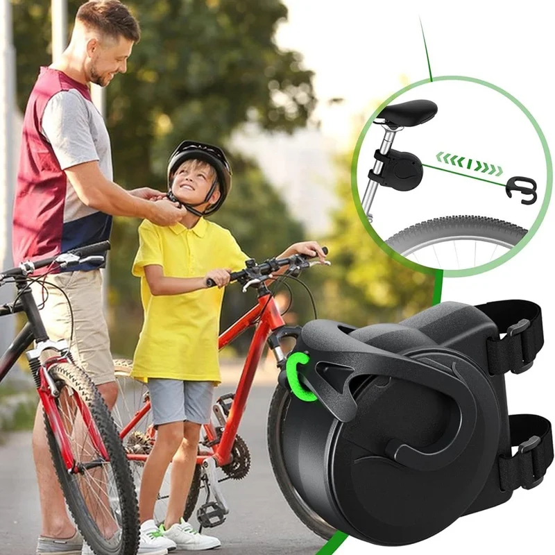 Corda traino per bicicletta per attacco rimorchio bici bambini Sicurezza ciclismo familiare Cinghia di traino retrattile