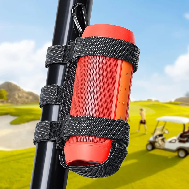Bicycle Speaker Fixing Nylon Strap Handlebar Frame Adjustable Water Bottle Bluetooth-Compatible Speaker Holder, 54x39cm