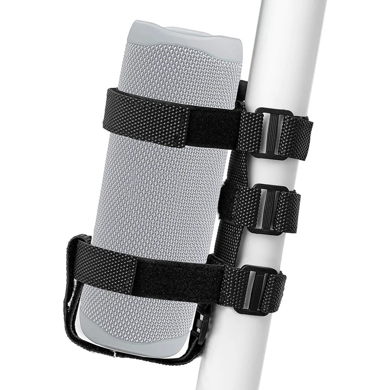 Bicycle Speaker Fixing Nylon Strap Handlebar Frame Adjustable Water Bottle Bluetooth-Compatible Speaker Holder, 54x39cm