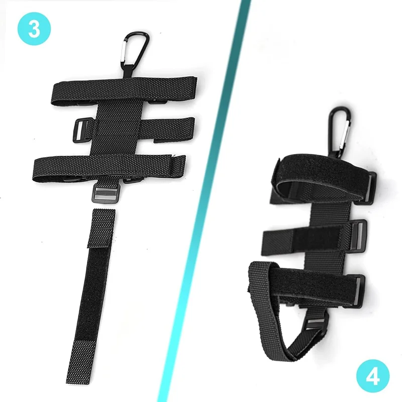 Bicycle Speaker Fixing Nylon Strap Handlebar Frame Adjustable Water Bottle Bluetooth-Compatible Speaker Holder, 54x39cm