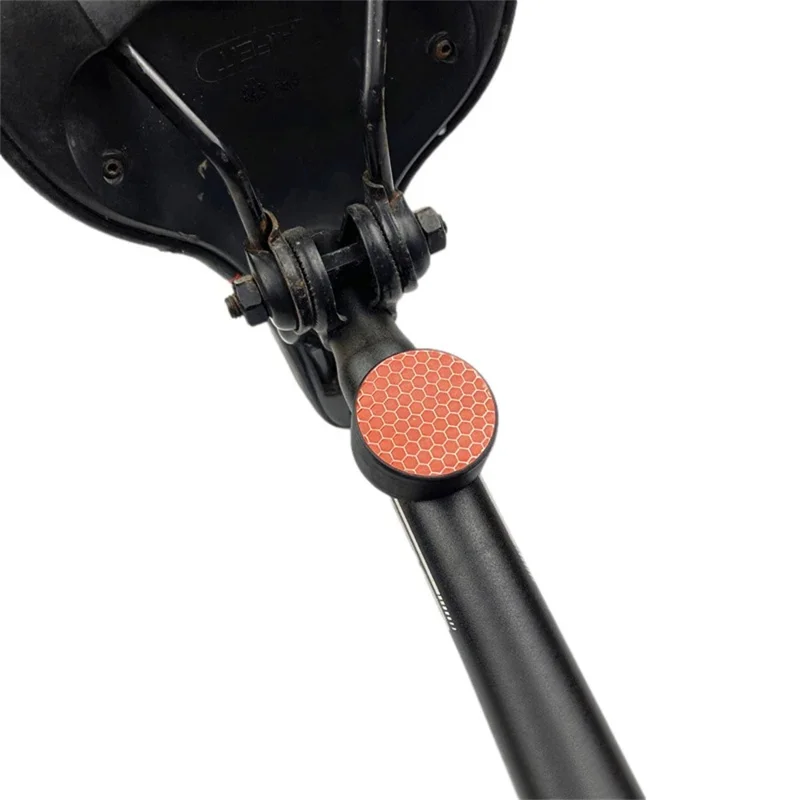 Mountain Bike Rear Reflector for AirTag Holder Anti-Theft Tracking Device Hidden Mount Case - Red