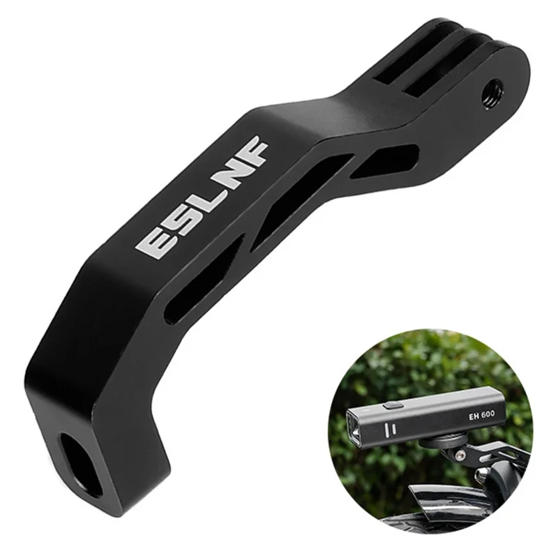 ESLNF For Folding Bike Front Fork Light Mount Aluminum Alloy + Iron Bicycle Lamp Extension Bracket, AL978753618232