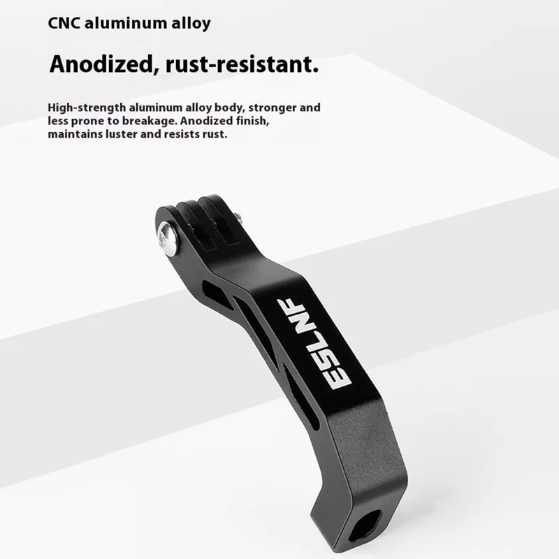 ESLNF For Folding Bike Front Fork Light Mount Aluminum Alloy + Iron Bicycle Lamp Extension Bracket, AL978753618232