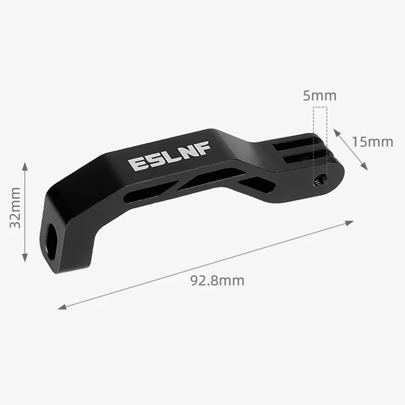 ESLNF For Folding Bike Front Fork Light Mount Aluminum Alloy + Iron Bicycle Lamp Extension Bracket, AL978753618232