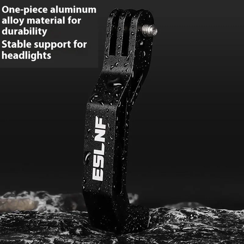 ESLNF For Folding Bike Front Fork Light Mount Aluminum Alloy + Iron Bicycle Lamp Extension Bracket, AL978753618232