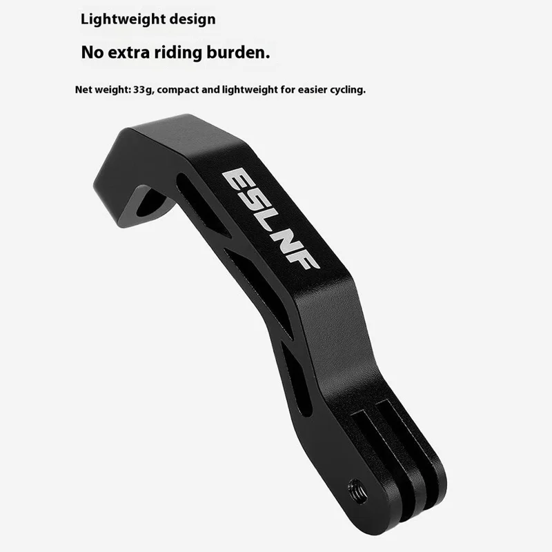 ESLNF For Folding Bike Front Fork Light Mount Aluminum Alloy + Iron Bicycle Lamp Extension Bracket, AL978753618232