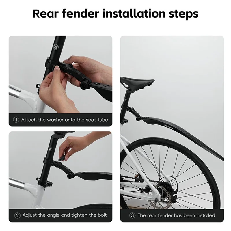 WEST BIKING Road Bike Fender Set Front / Rear Mudguards 26 / 29 Inch 700C Bicycle Rainproof Shield for Cycling