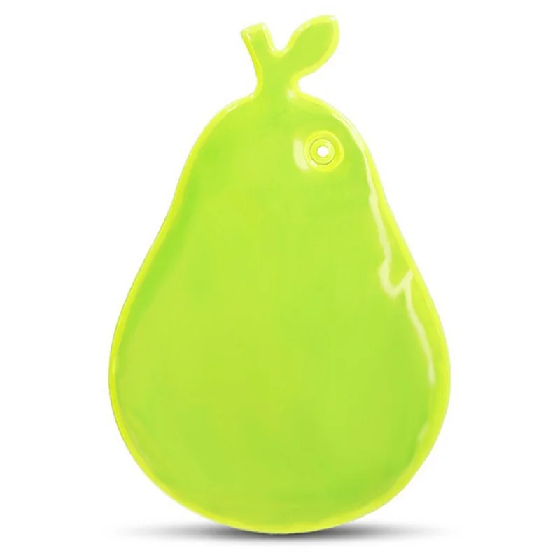 05BP0002 Fahrrad Hochsichtbare Reflektierende Aufkleber PVC Rückleuchtenstreifen mit Schlüsselband Leichtgewicht für Nachtfahrten - Birnenform