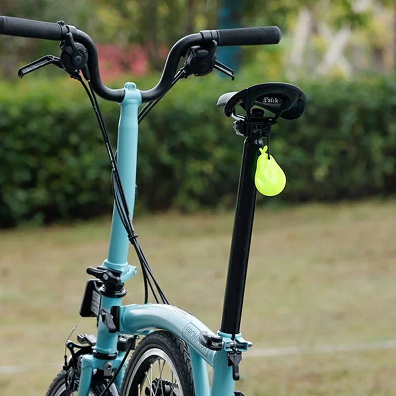 05BP0002 Fahrrad Hochsichtbare Reflektierende Aufkleber PVC Rückleuchtenstreifen mit Schlüsselband Leichtgewicht für Nachtfahrten - Birnenform