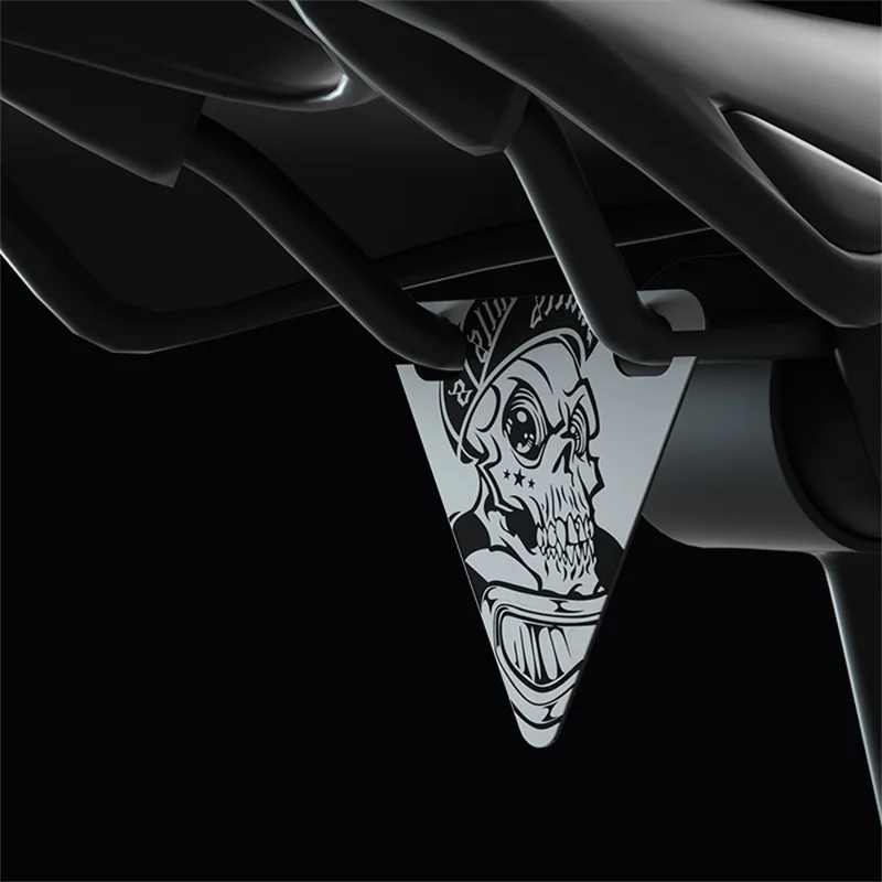 ENLEE Bicycle Seat Reflector Waterproof Night Riding Warning Sign Triangle Plate for Mountain / Road Bike - A