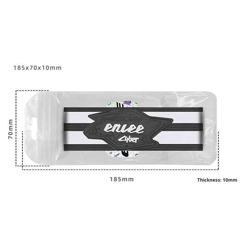 ENLEE ES30 1 pièce bande réfléchissante pour jambe de pantalon de vélo, bracelet élastique pour cheville haute visibilité pour vélo de nuit