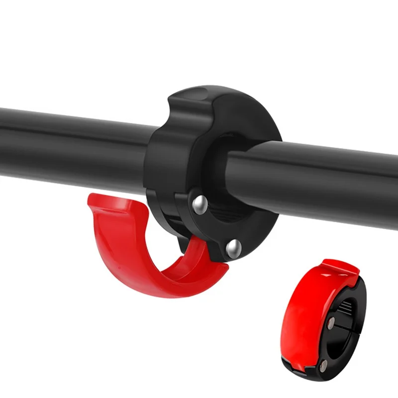 Electric Bike Hook Universal Front Mount No Drilling Installation Foldable Heavy Duty Hanging Hook - Red