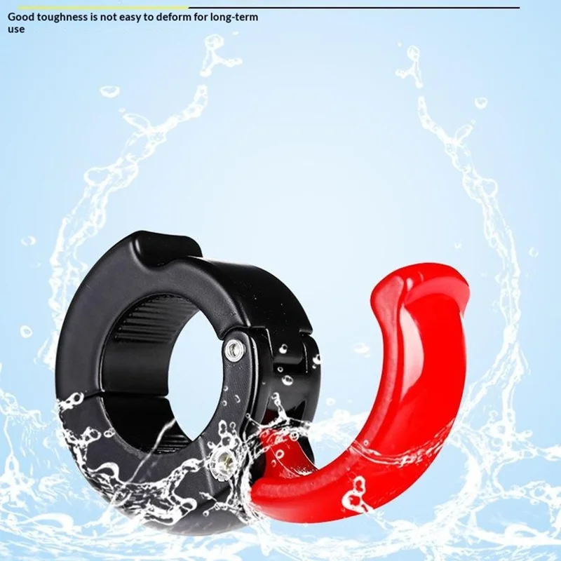 Electric Bike Hook Universal Front Mount No Drilling Installation Foldable Heavy Duty Hanging Hook - Red