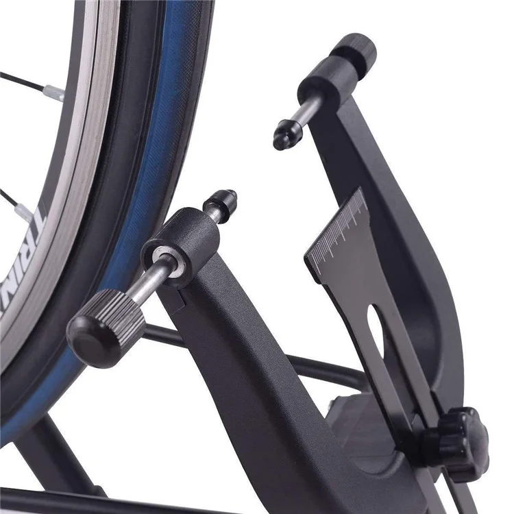 Bicycle Wheel Trimming Frame Foldable Mountain Bike Wheel Correction Table Repairing Tool - Black