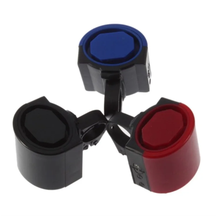 360 Degree Rotating Mini Electronic Bicycle Horn Bike Cycling Handlebar Mount Ultra Loud Warning Bell - Yellow