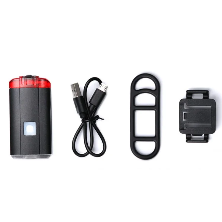 SUNRIMOON Waterproof LED Bike Light USB Rechargeable Lamp 100 Lumens Front/Rear Headlight Bicycle Helmet Lamp