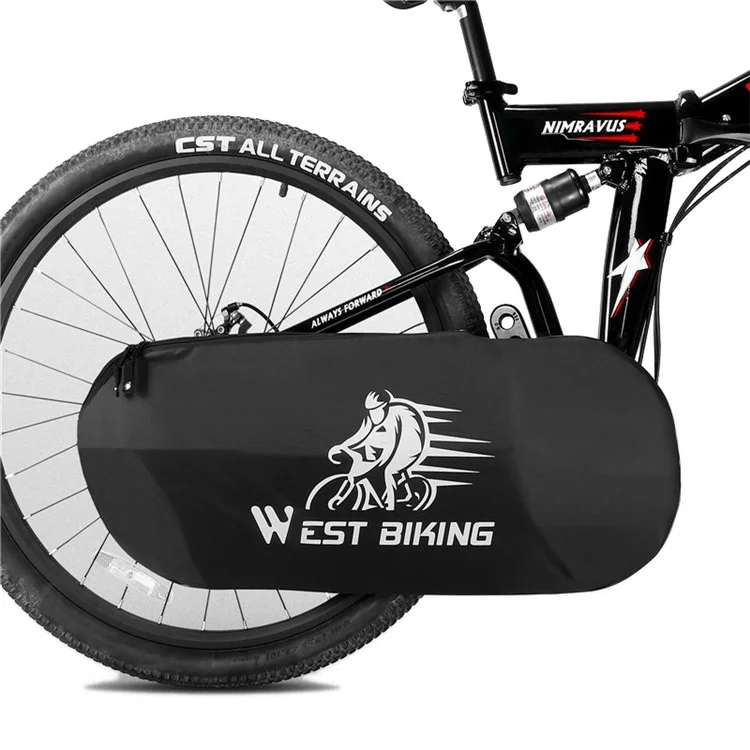 WEST BIKING YP0719301 Housse de chaîne de vélo, protection de plateau de vélo, plaque de garde-boue, protection anti-poussière et imperméable