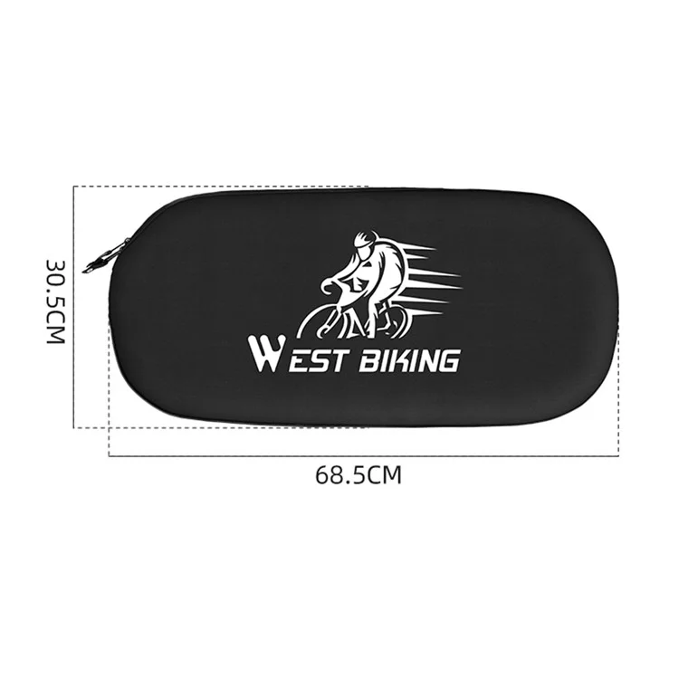 WEST BIKING YP0719301 Housse de chaîne de vélo, protection de plateau de vélo, plaque de garde-boue, protection anti-poussière et imperméable