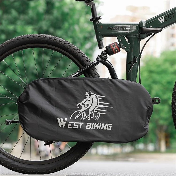 WEST BIKING YP0719301 Housse de chaîne de vélo, protection de plateau de vélo, plaque de garde-boue, protection anti-poussière et imperméable