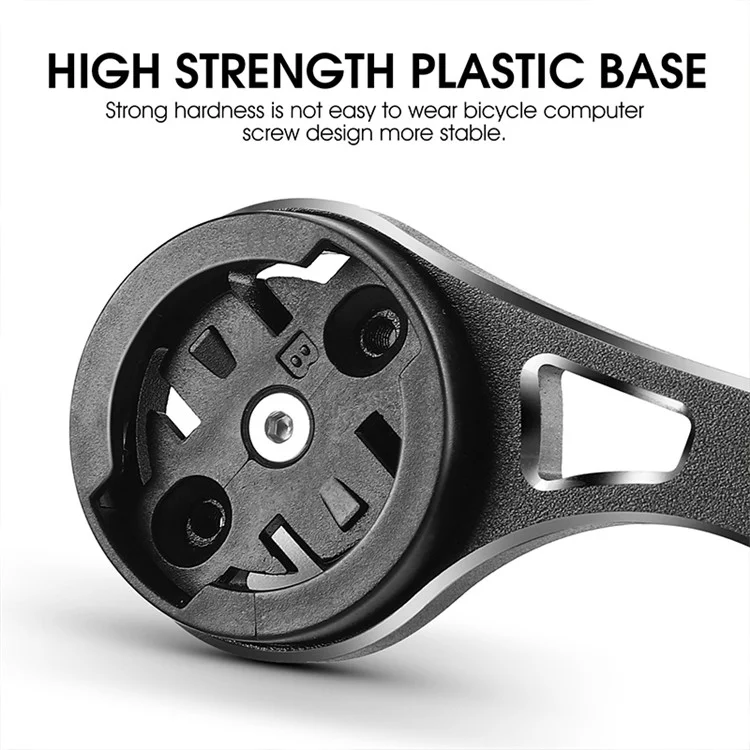 WEST BIKING YP0719308 Bicycle Computer Mount Holder Aluminum Alloy Bike Handlebar Computer Bracket for Garmin / Bryton / Wahoo - Up Fixed