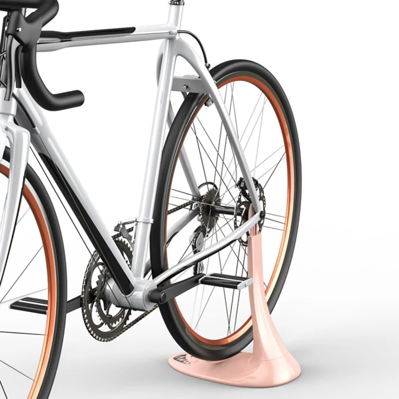 ENLEE L-10D Portable Bicycle Parking Stand Bracket Mountain Road Bike Display Floor Stand - Red