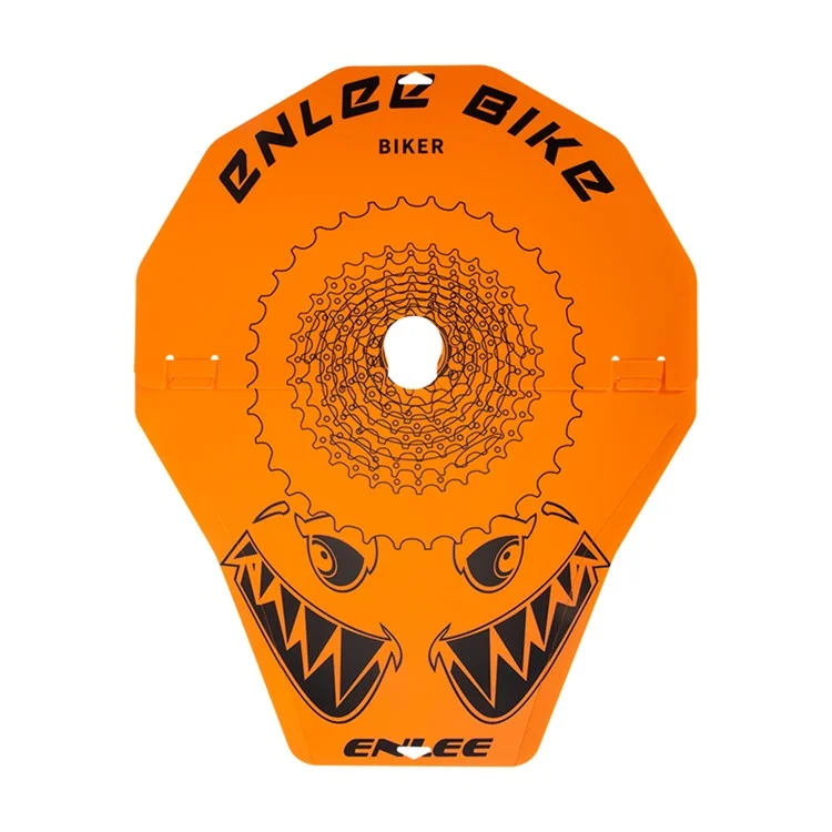 ENLEE MTB Bike Grime Guard pour freins à disque de vélo et roues pendant le nettoyage, housse de protection anti-huile - Shark