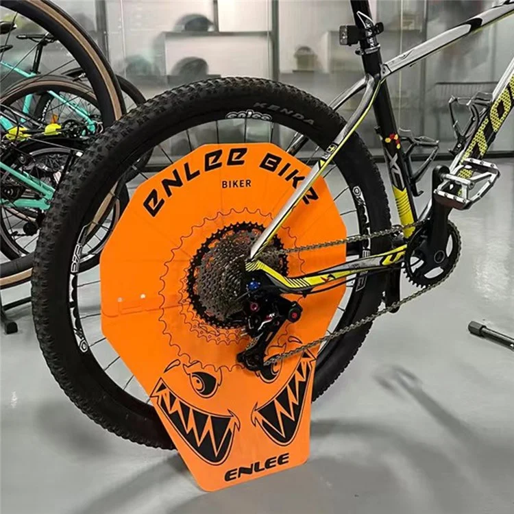 ENLEE MTB Bike Grime Guard for Bicycle Disc Brakes Wheels During Cleaning, Oil-proof Protective Cover - Gorilla