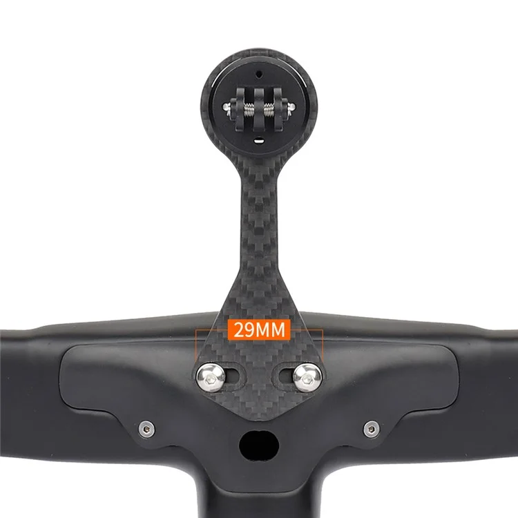 GUB 698 Carbon Fiber + PC Bike Computer Mount for Garmin / CATEYE / XOSS / iGPS / Bryton / Wahoo Integrated Bike Handlebar Computer Holder