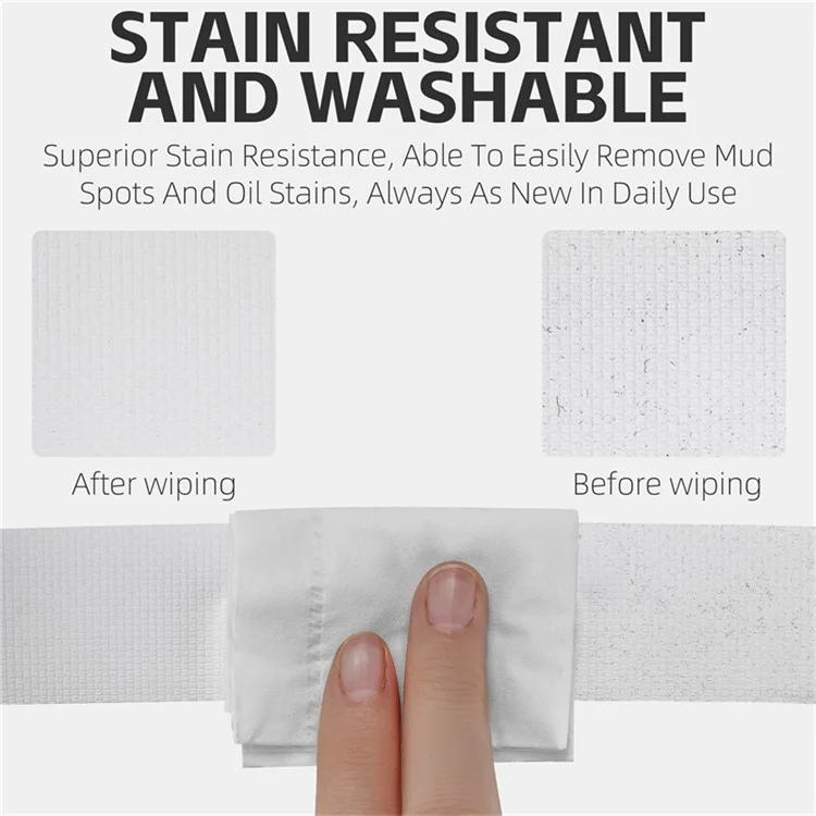 WEST BIKING YP0804071 1 Pair Bicycle Handlebar Waterproof HISPU Tapes Cycling Bike Handlebar Straps - White