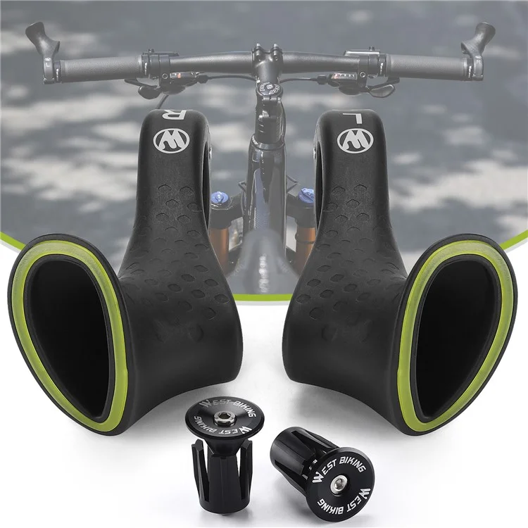WEST BIKING YP1602969B Ensemble de barres d'extrémité de vélo léger avec bouchon d'expansion de vélo MTB Accessoires