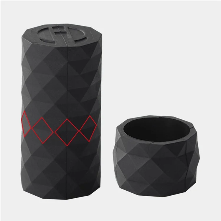 ENLEE 4Pcs Fixed Gear Bicycle Handlebar Grip Fixing Sleeve Non-Slip Bike Handlebar Silicone Cover - Black