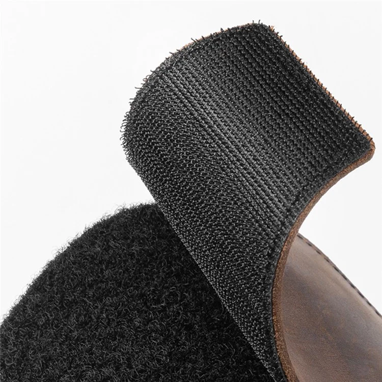 ROCKBROS MTB002 Motorcycle Shift Lever Shoe Cover Non-slip Leather Shoes Protection Gear Shift Pad - Brown